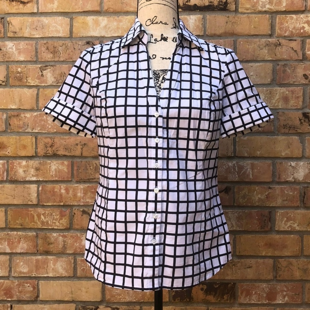 EXPRESS Design Studio Checkered Shirt